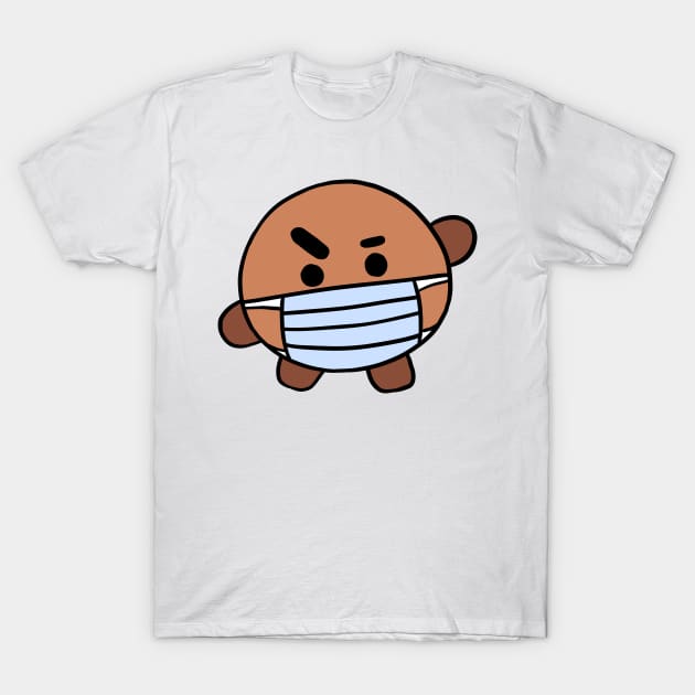 Masked BT21 Shooky T-Shirt by Oricca